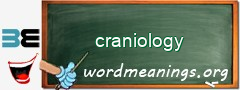 WordMeaning blackboard for craniology